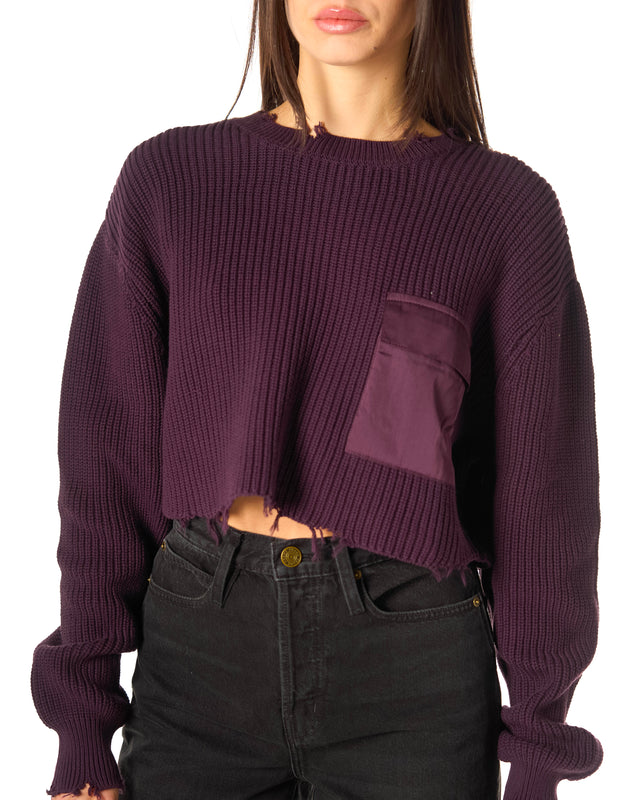 MID CROP DEVIN SWEATER