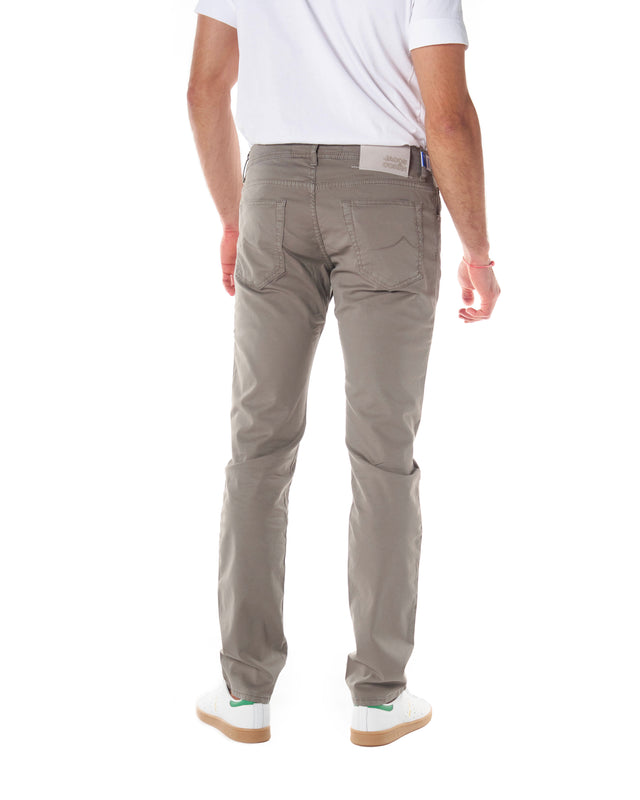 Jeans gabardina stretch color grigio