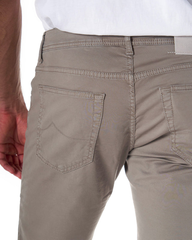 Jeans gabardina stretch color grigio