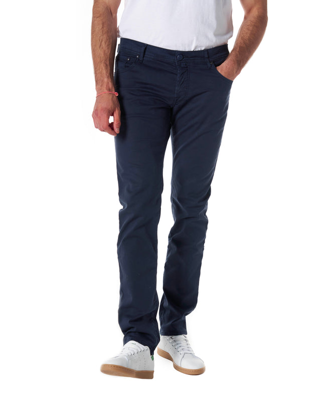 Jeans gabardina stretch color navy