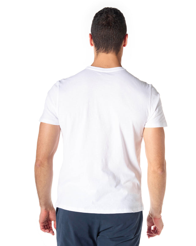 T shirt silk touch color bianco