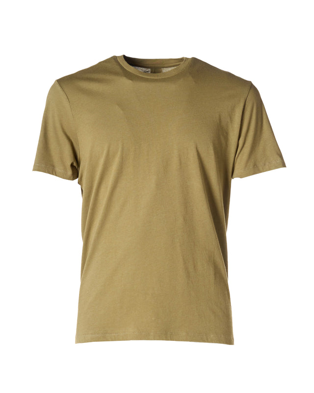 T shirt silk touch color militare