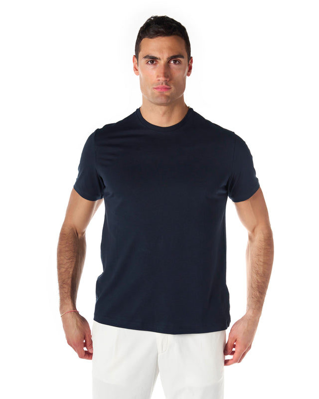 Tshirt silk touch color nero