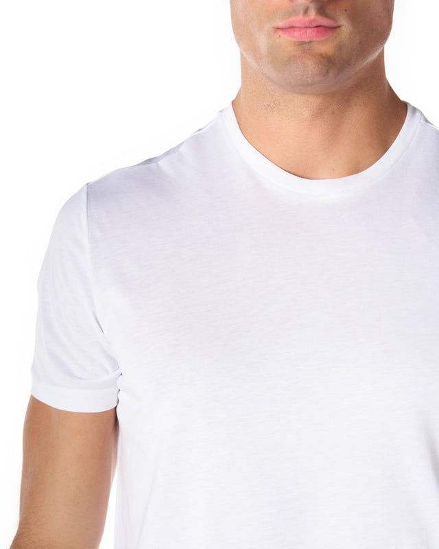 Tshirt liocell color bianco