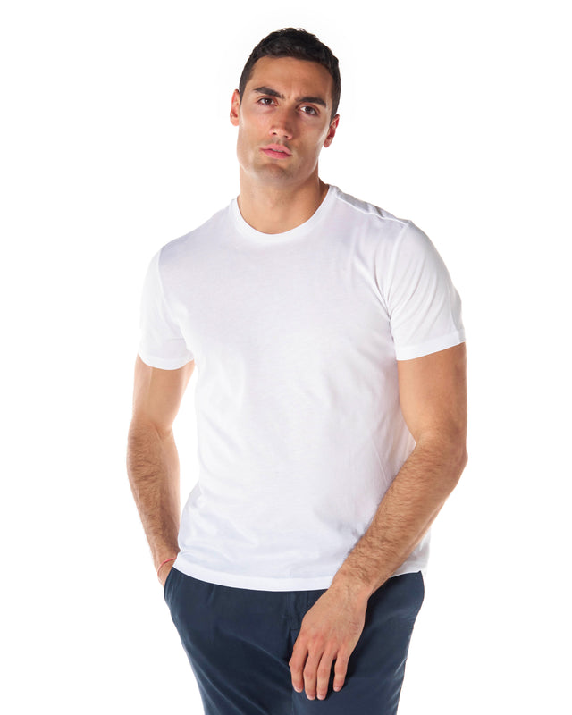 Tshirt liocell color bianco