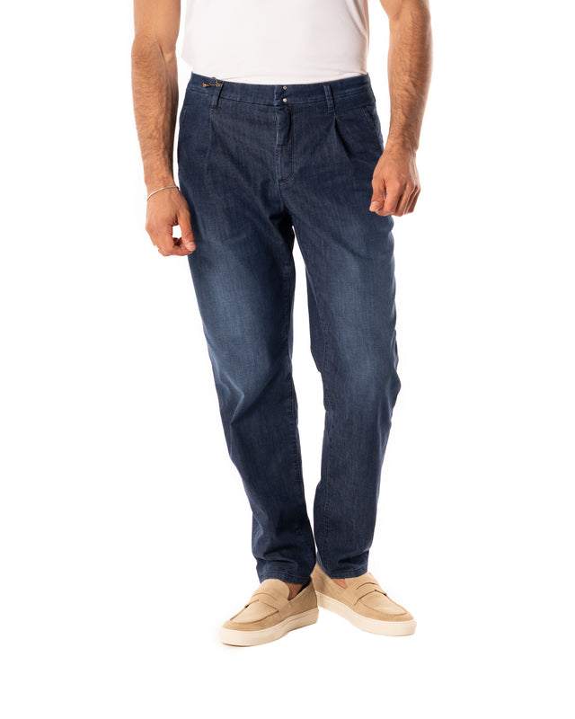 JEANS SARTORIALE 1 PINCES
