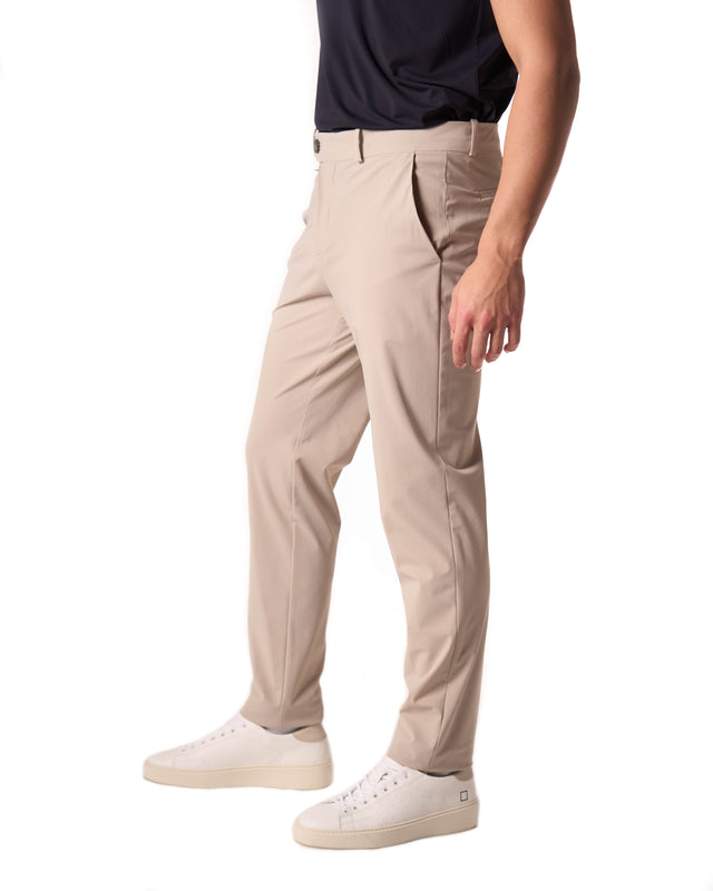 Pantaloni tecnico abito color beige