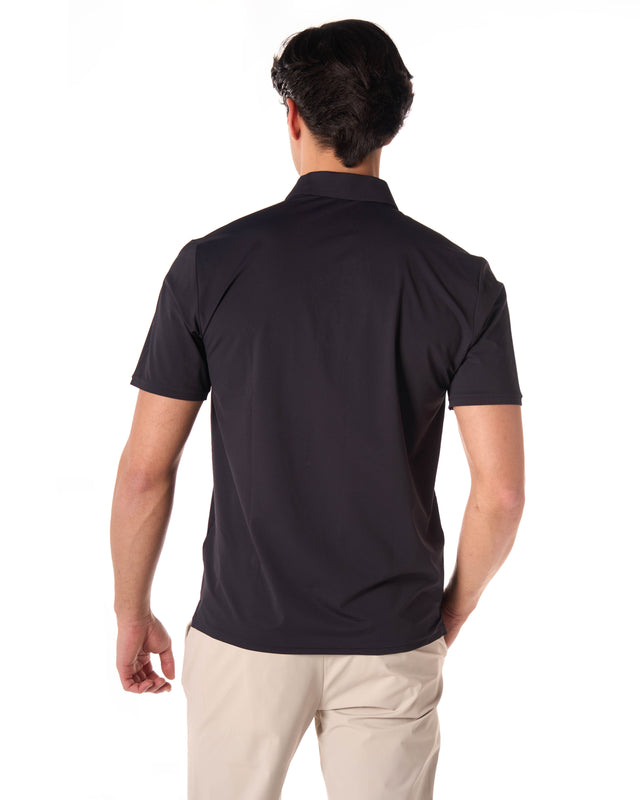 Polo tecnica color blu