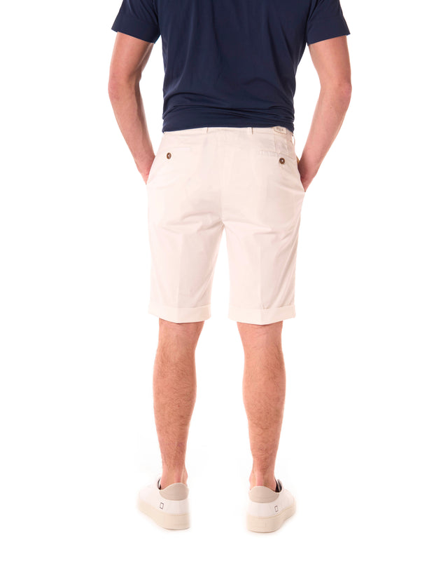 Bermuda pences color bianco