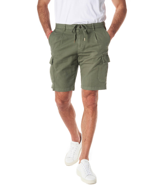 Bermuda tasconi color verde