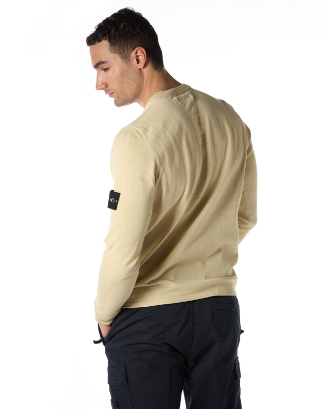 Maglia cotone rast color ecru
