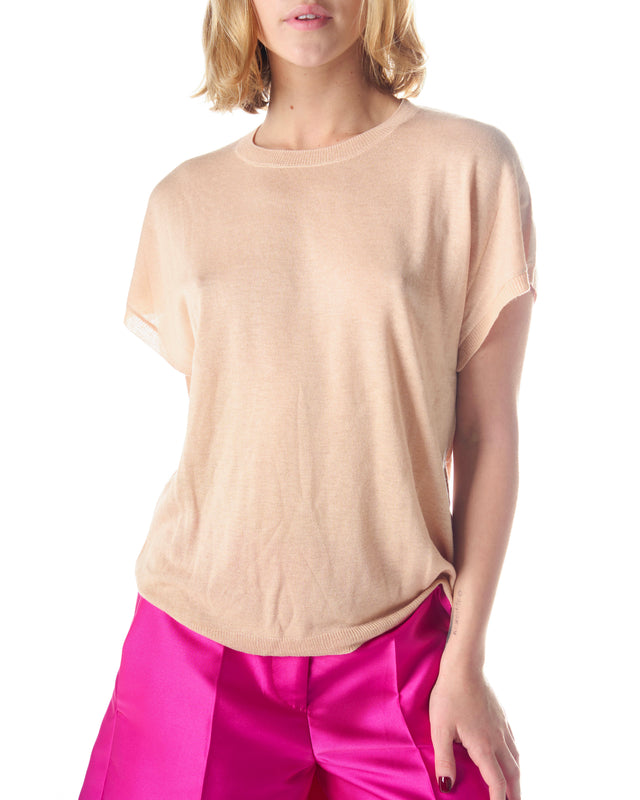 MAGLIA GIROCOLLO MISTO CACHEMIRE