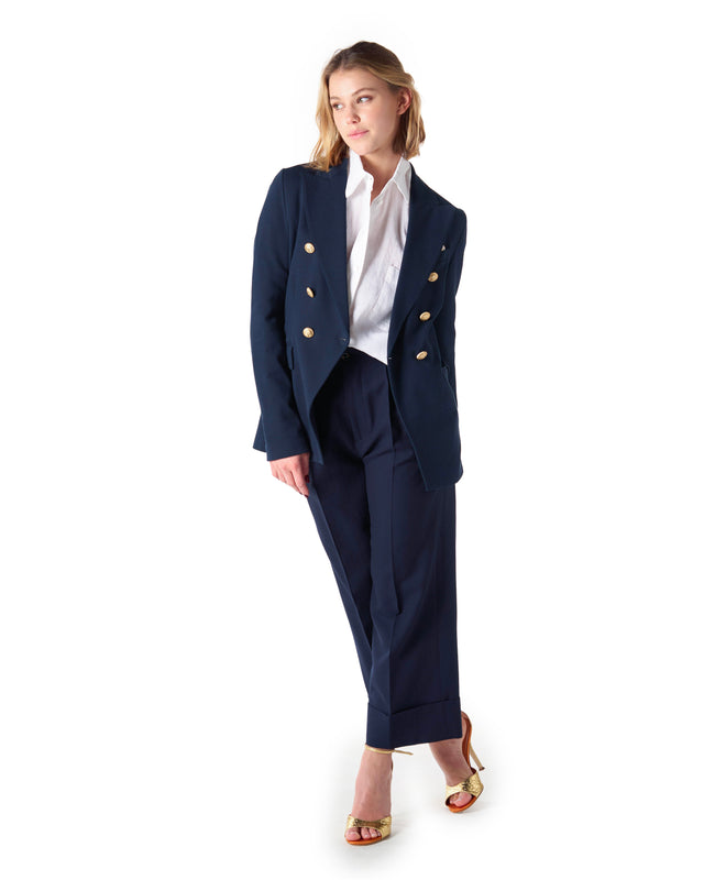 Giacca doppio petto oxford