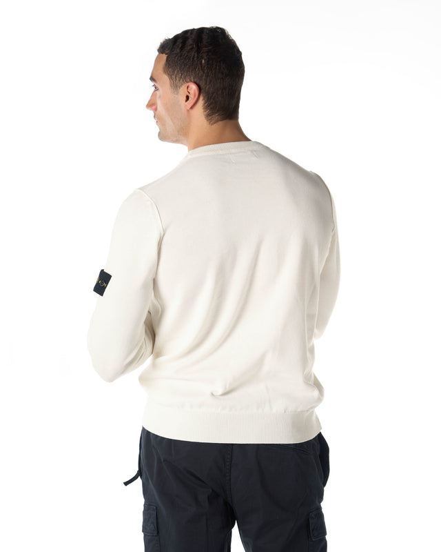 Maglia cotone morbida color bianco