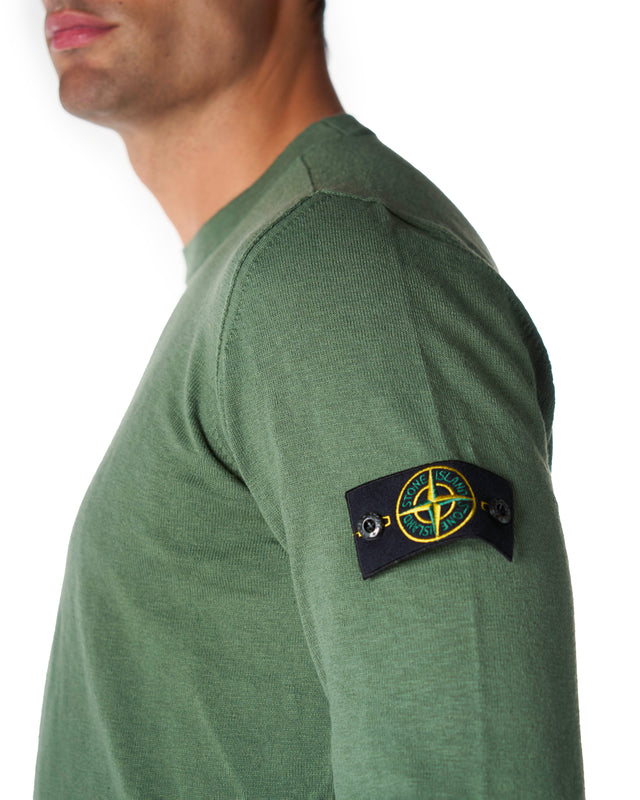 MAGLIA GIROCOLLO COTONE FIAMMATO