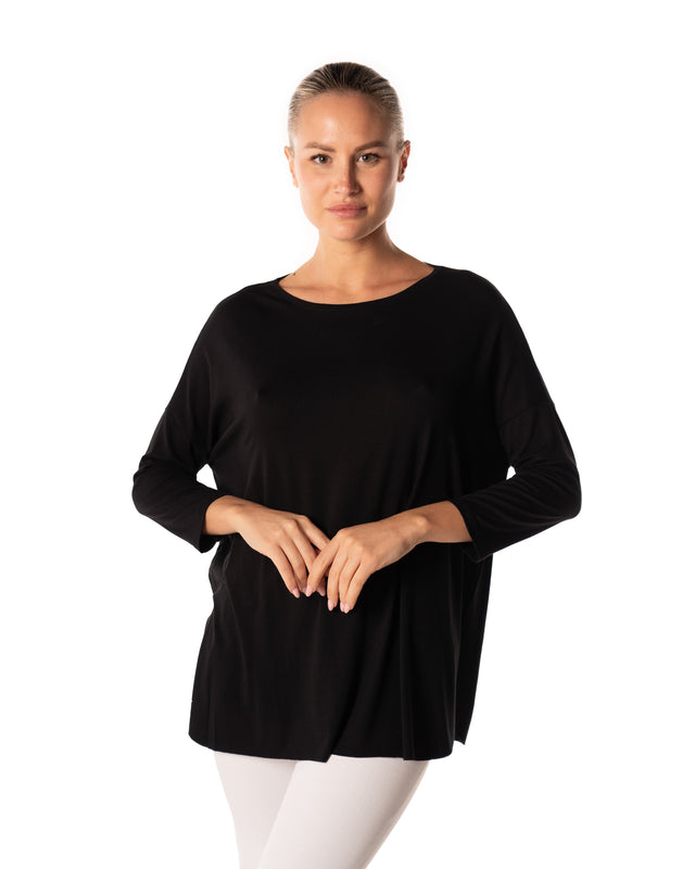 t-shirt barca over colore nero