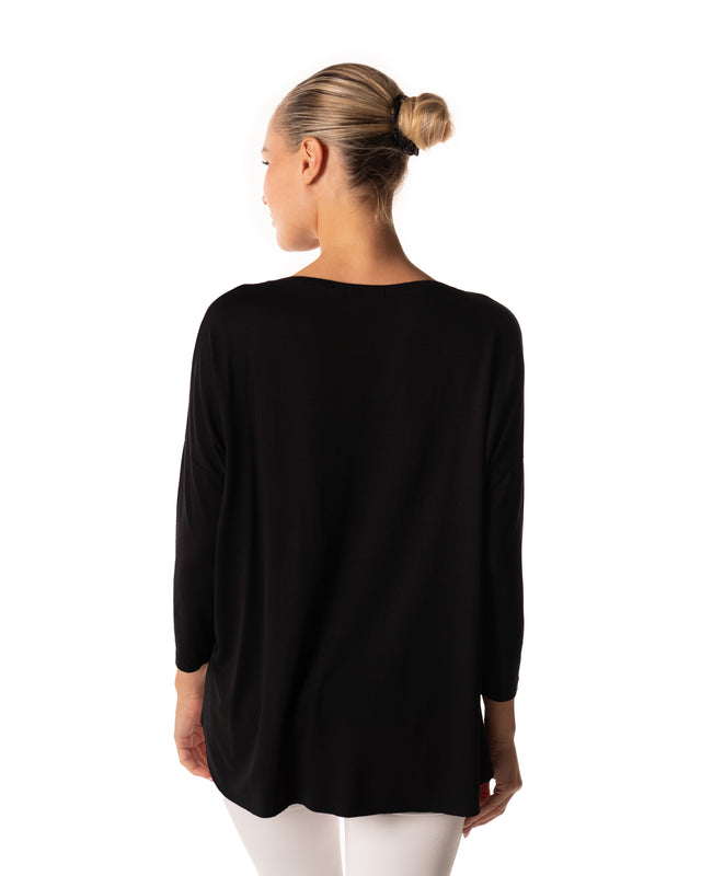 t-shirt barca over colore nero