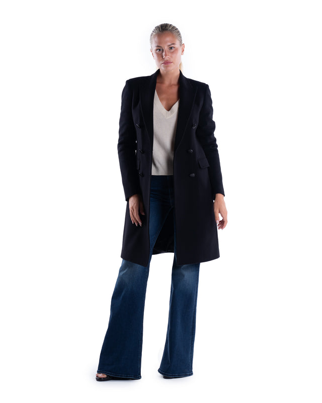 CAPPOTTO DOPPIO PETTO LANA E CASHMERE