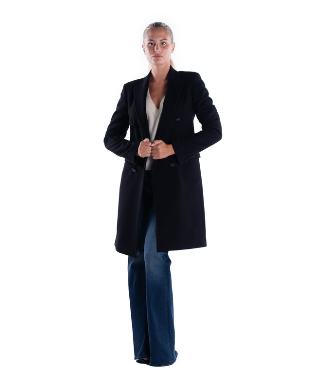 CAPPOTTO DOPPIO PETTO LANA E CASHMERE