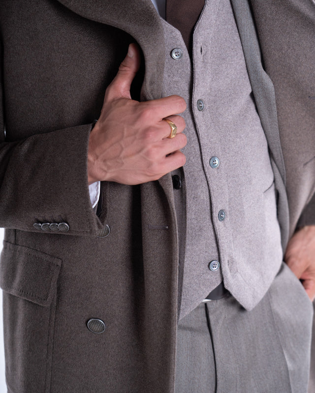 CAPPOTTO DOPPIO PETTO CASHMERE