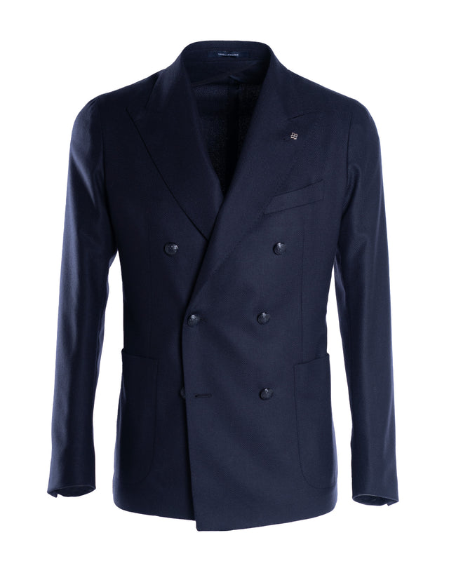 GIACCA DOPPIO PETTO LANA E CASHMERE