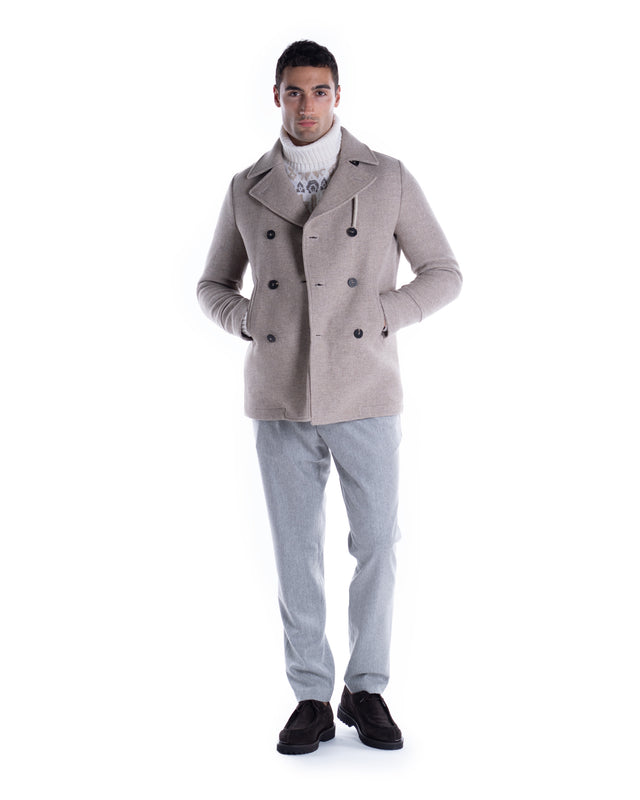 CAPPOTTO PEACOAT RAIN WOOL