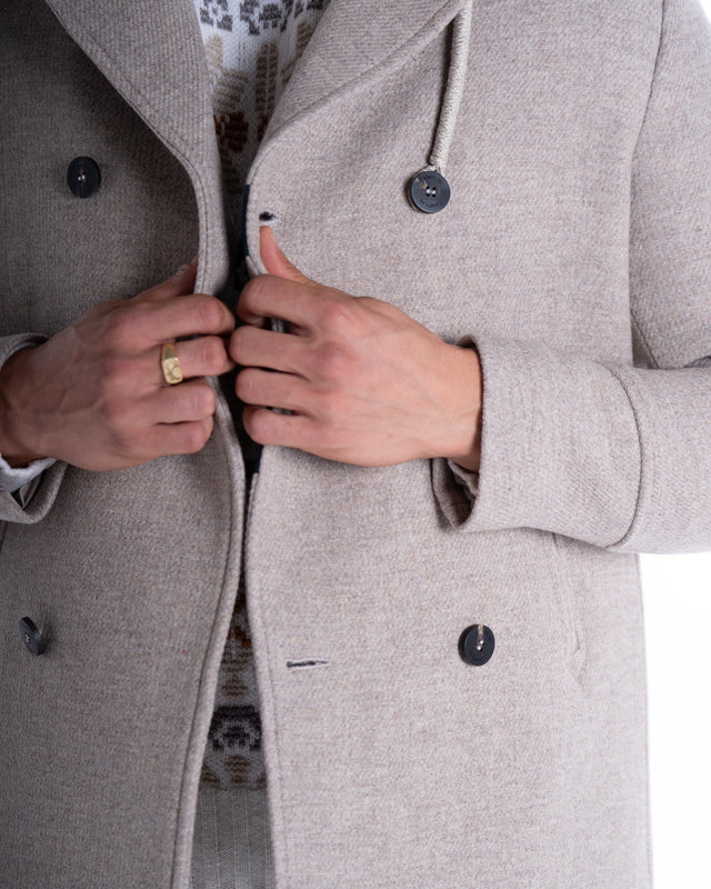 CAPPOTTO PEACOAT RAIN WOOL