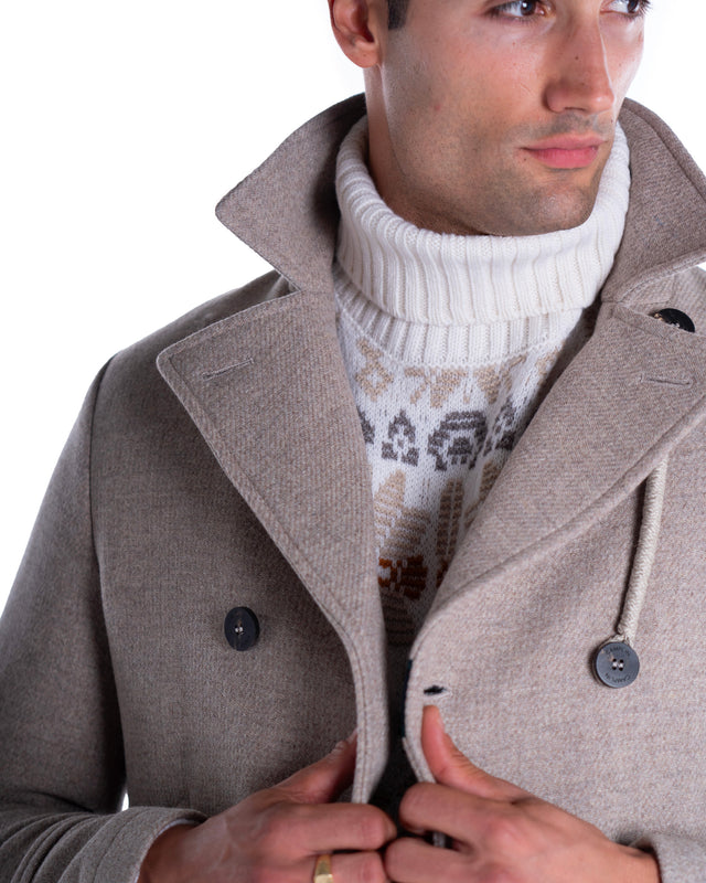 CAPPOTTO PEACOAT RAIN WOOL