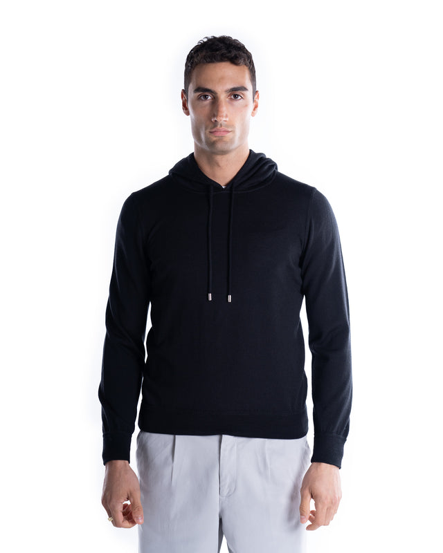 FELPA CAPPUCCIO LANA MERINO