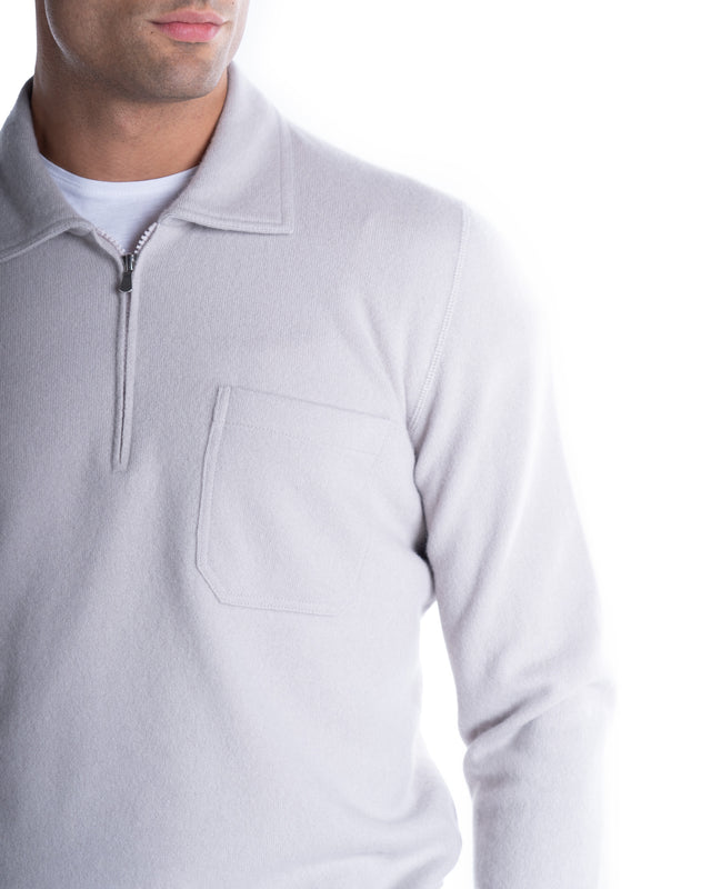 POLO ZIP CASHMERE