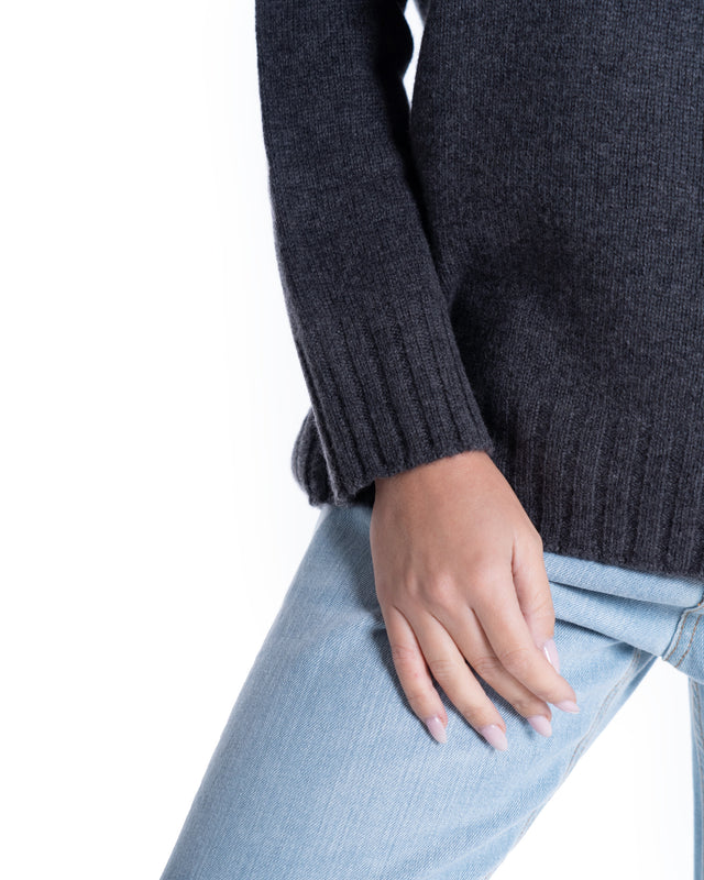 MAGLIA GIROCOLLO CASHMERE