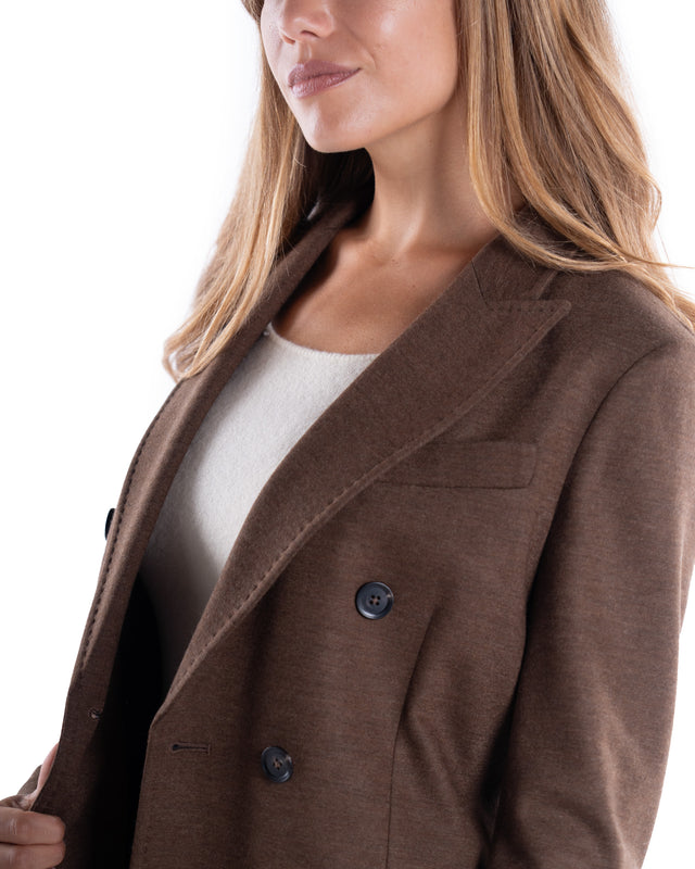 GIACCA DOPPIO PETTO LANA E CASHMERE