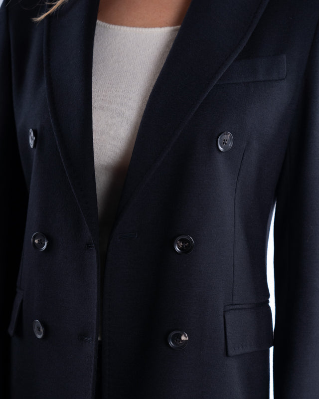 GIACCA DOPPIO PETTO LANA E CASHMERE