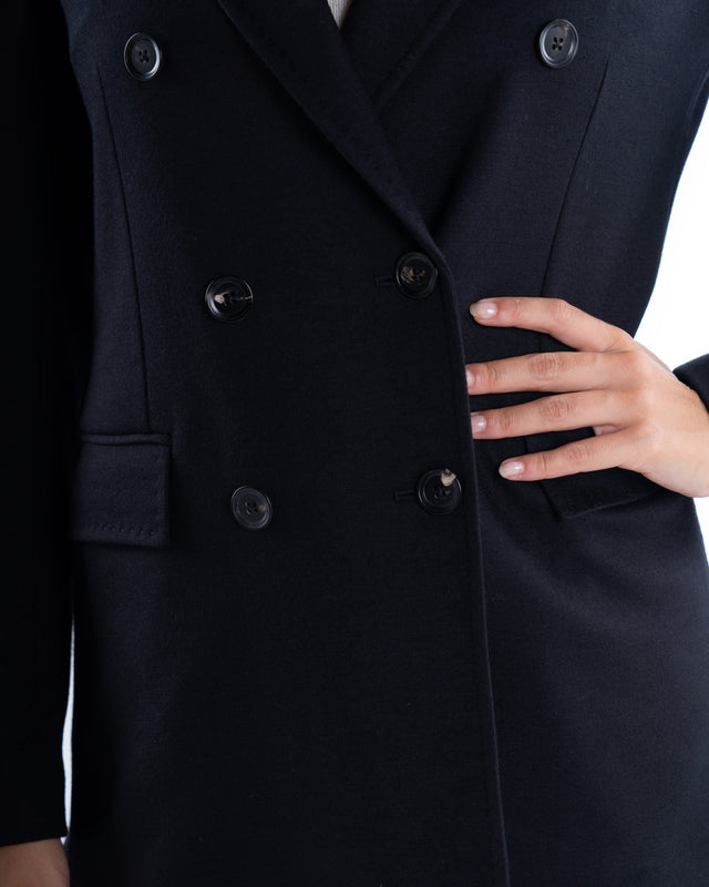 GIACCA DOPPIO PETTO LANA E CASHMERE