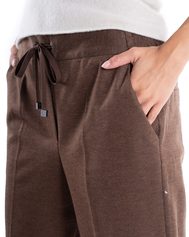 PANTALONE COULISSE LANA E CASHMERE