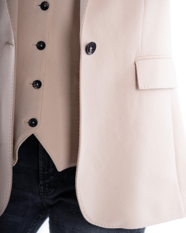 GIACCA MONO PETTO CASHMERE