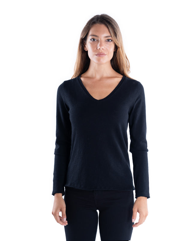 TSHIRT MANICA LUNGA TAGLIO VIVO