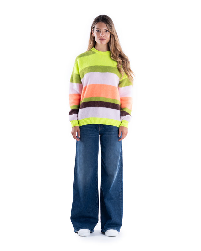 MAGLIA A RIGHE ALPACA