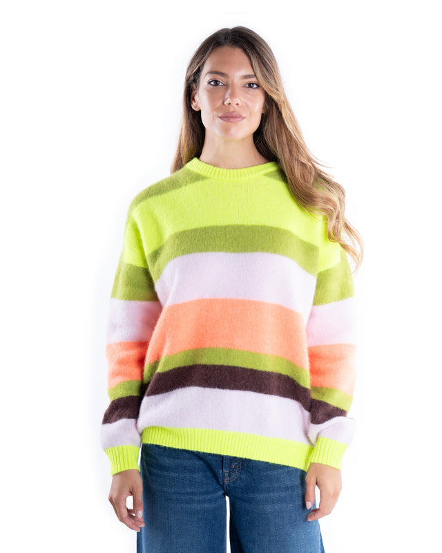 MAGLIA A RIGHE ALPACA