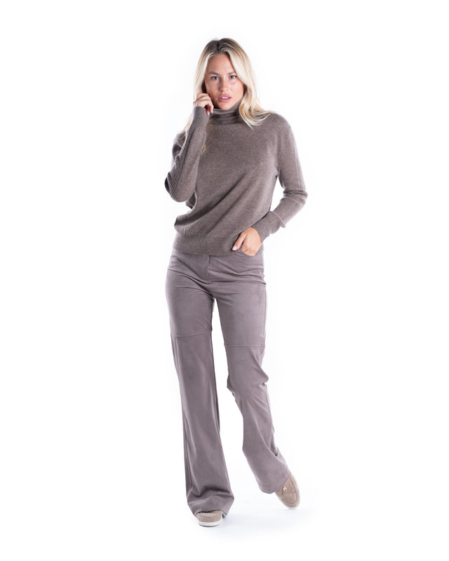 Maglia collo alto cashmere