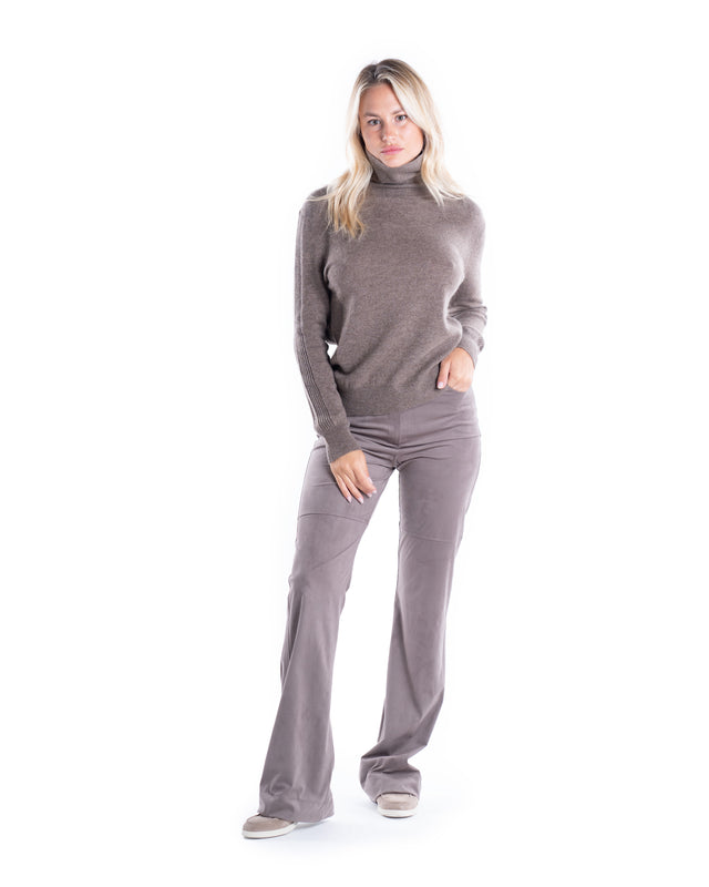 Maglia collo alto cashmere