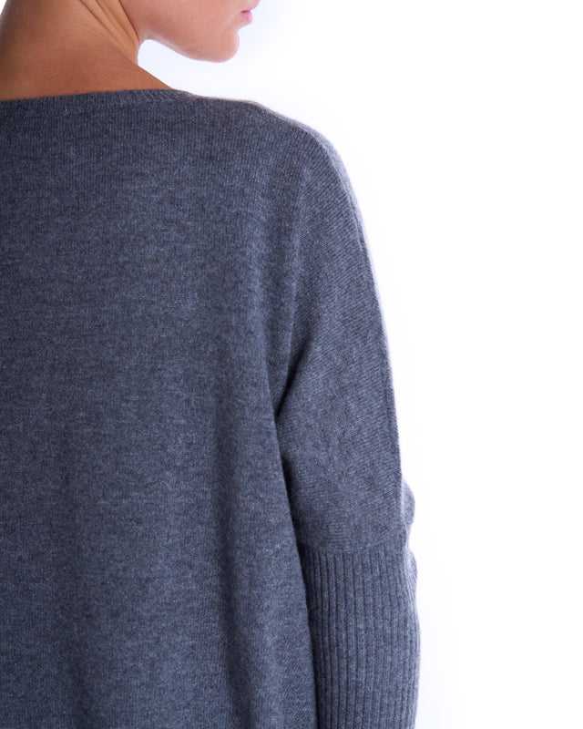 MAGLIA CASHMERE COLLO AMPIO