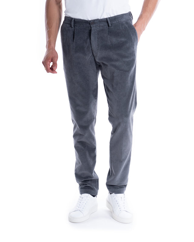 PANTALONI VELLUTO CASHMERE