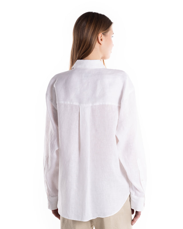 Camicia Di Lino Over