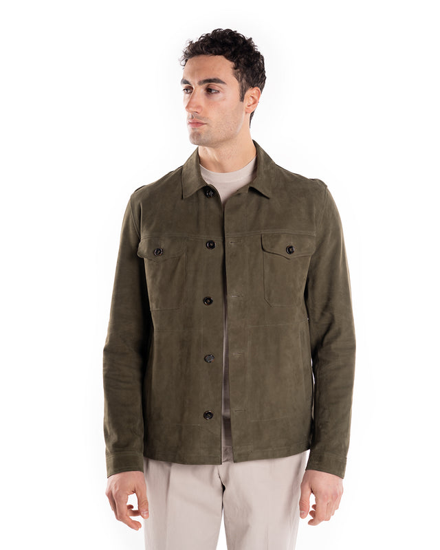 Over Shirt Scamosciata