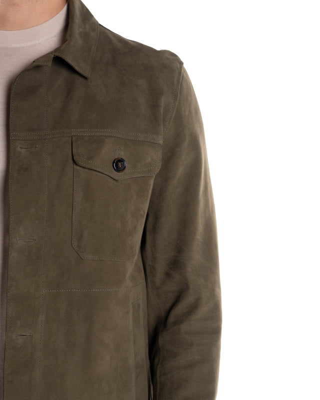 Over Shirt Scamosciata