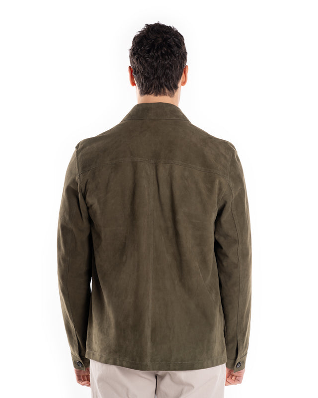 Over Shirt Scamosciata