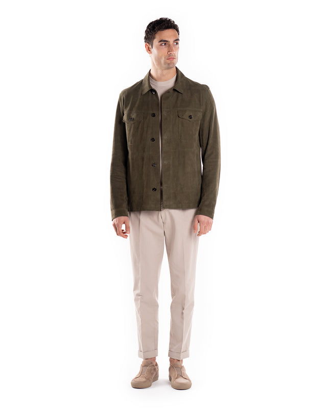 Over Shirt Scamosciata