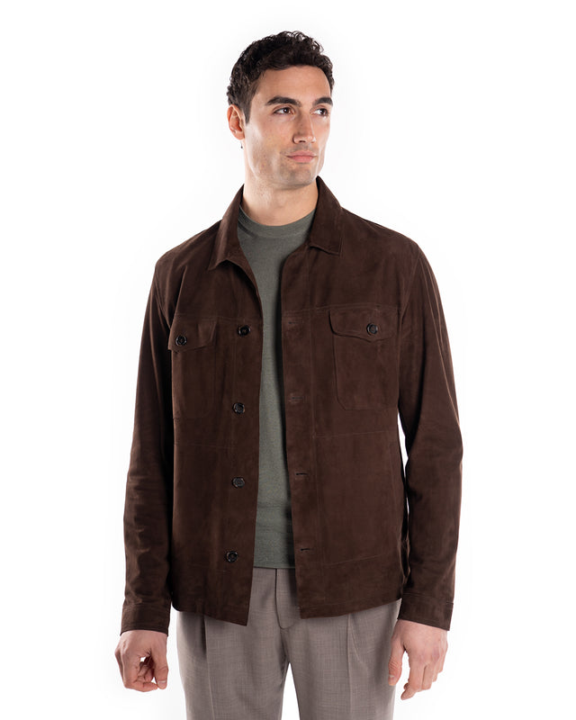 Over Shirt Scamosciata