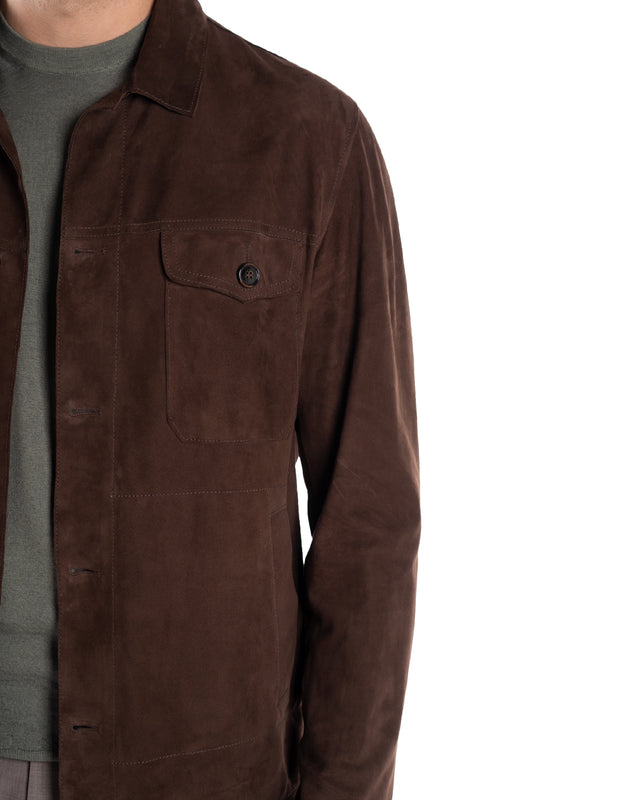 Over Shirt Scamosciata